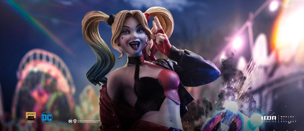 Iron Studios - Deluxe Arts Scale 1/10 - DC Comics - Gotham City Sirens - Harley Quinn Statue 22cm
