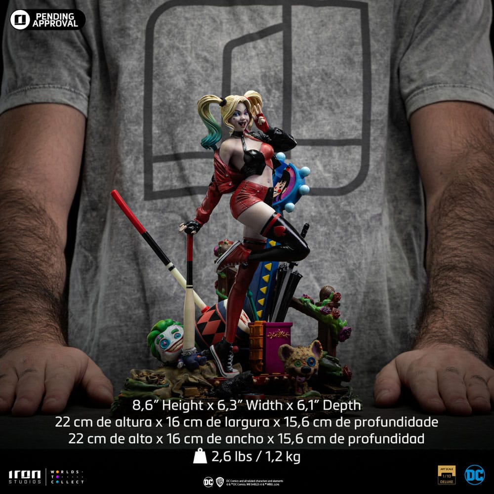 DC Comics statuette 1/10 Deluxe Art Scale Harley Quinn (Gotham City Sirens) 22 cm