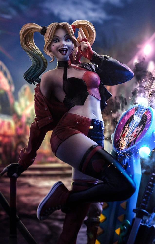 DC Comics statuette 1/10 Deluxe Art Scale Harley Quinn (Gotham City Sirens) 22 cm
