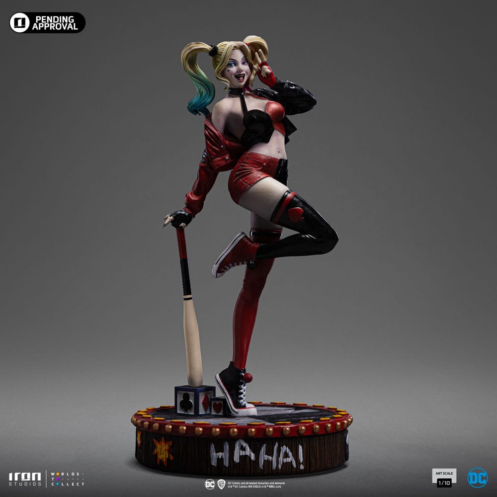 Iron Studios - Arts Scale 1/10 - DC Comics - Gotham City Sirens - Harley Quinn Statue 22cm