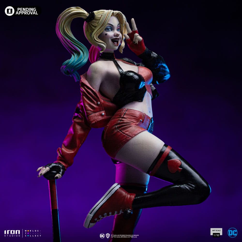 Iron Studios - Arts Scale 1/10 - DC Comics - Gotham City Sirens - Harley Quinn Statue 22cm
