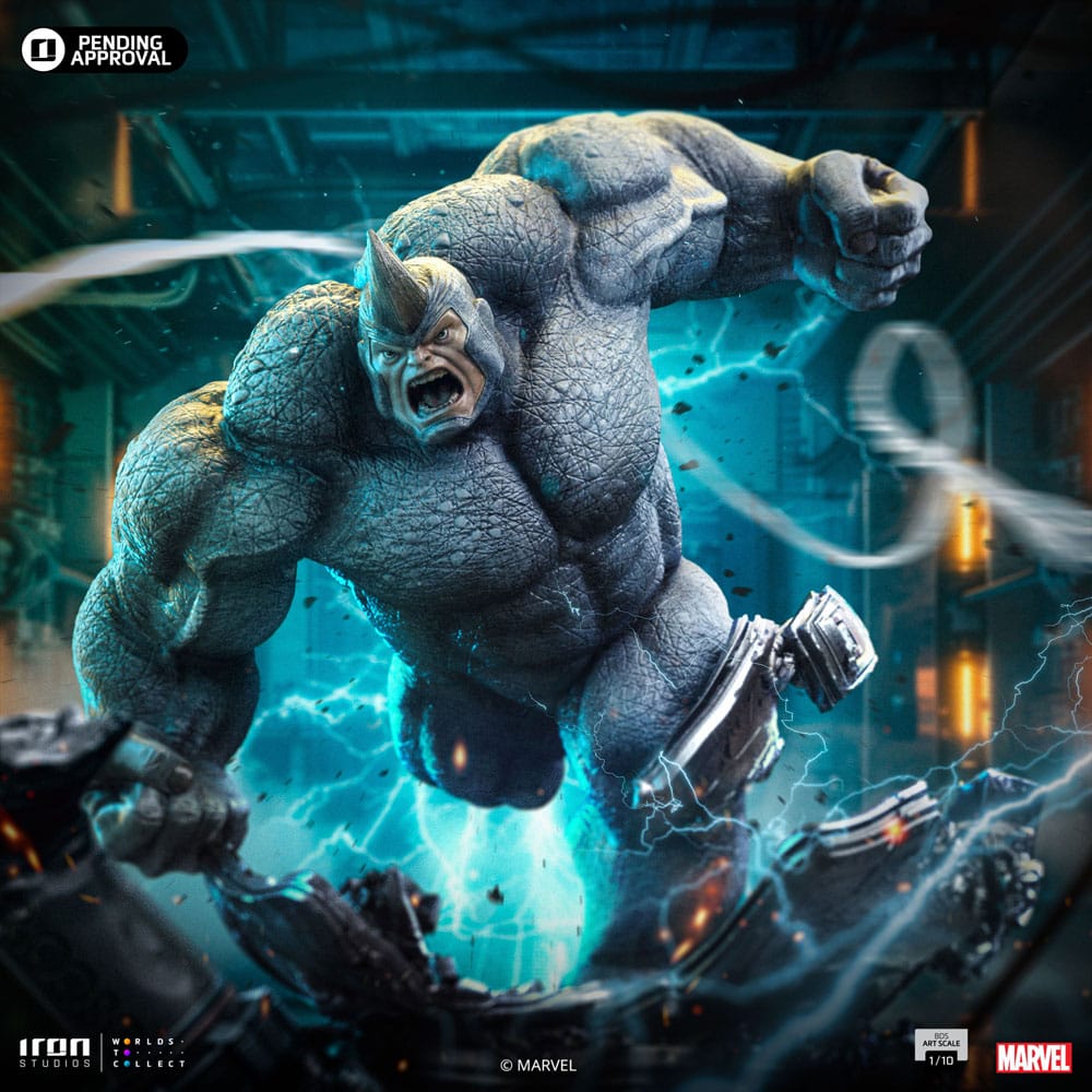 Iron Studios - BDS Art Scale 1/10 - Spider-Man Vs Villains - Rhino Statue 26cm