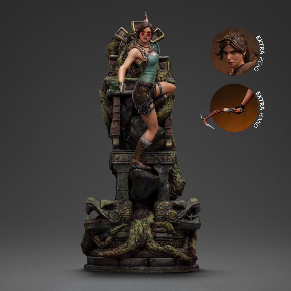 Iron Studios - Deluxe Art Scale 1/10 - Tomb Raider - Lara Croft Statue 36cm
