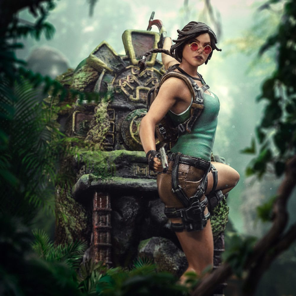 Iron Studios - Deluxe Art Scale 1/10 - Tomb Raider - Lara Croft Statue 36cm