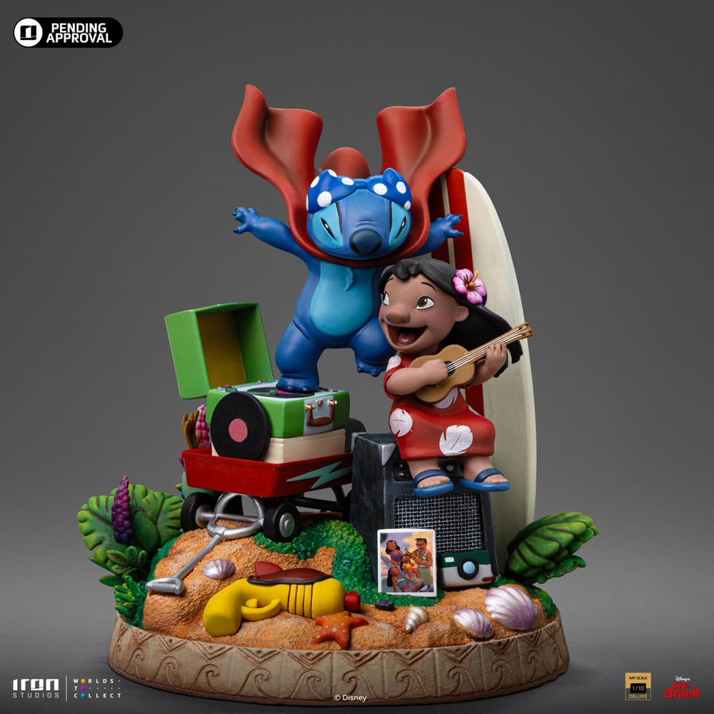 Iron Studios - Deluxe Art Scale 1/10 - Disney Classics - Lilo et Stitch Statue 20cm