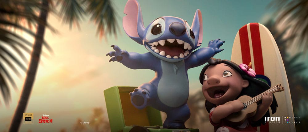Iron Studios - Deluxe Art Scale 1/10 - Disney Classics - Lilo et Stitch Statue 20cm