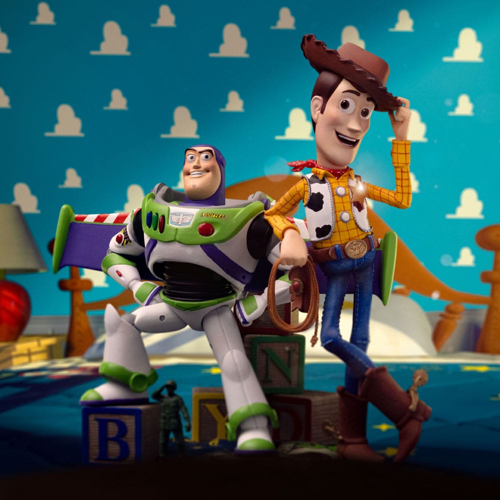 Iron Studios - Deluxe Art Scale 1/10 - Disney - Toy Story - Buzz et Woody Statue 20cm