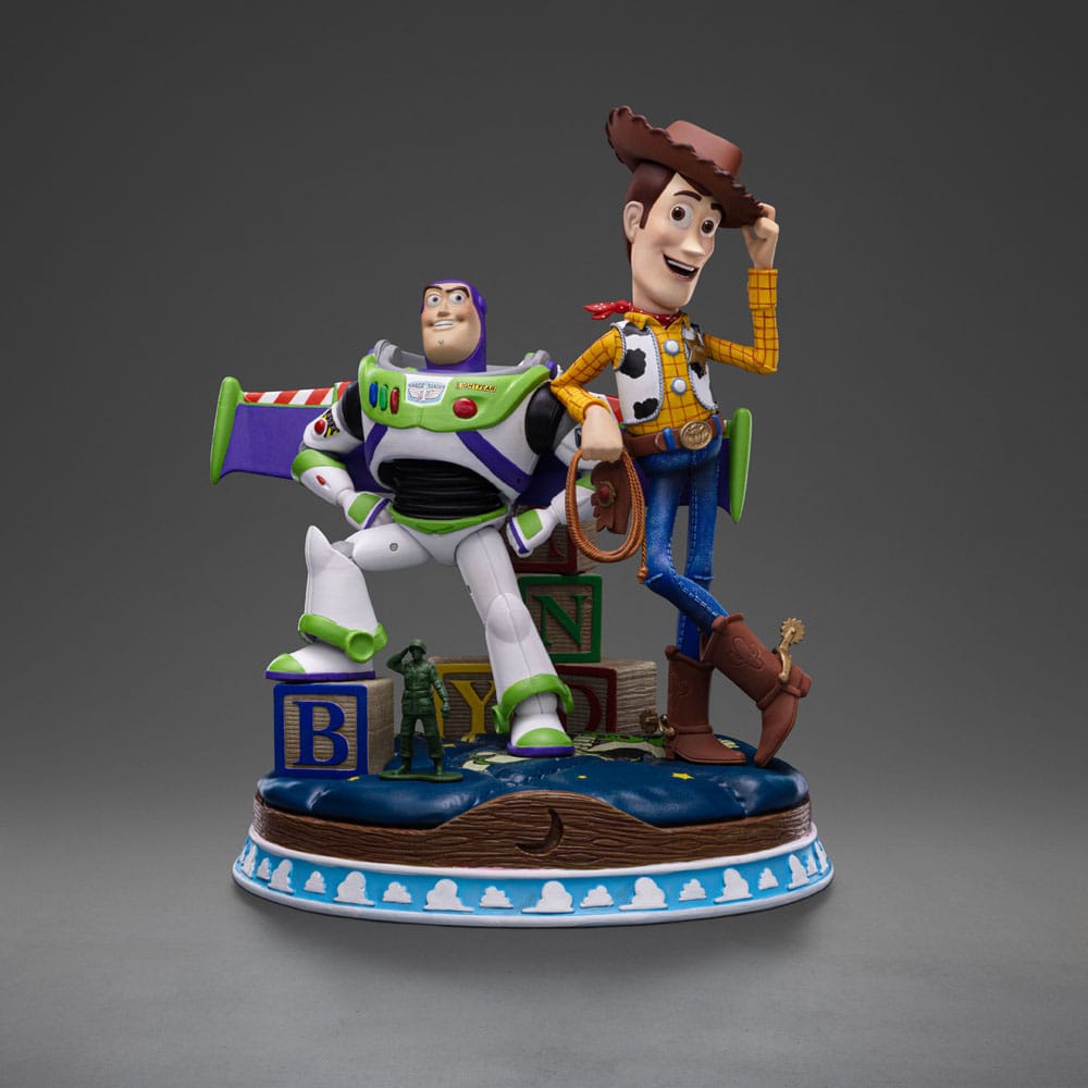 Iron Studios - Deluxe Art Scale 1/10 - Disney - Toy Story - Buzz et Woody Statue 20cm