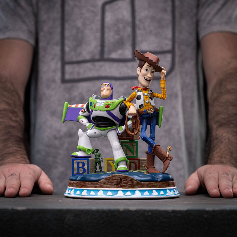 Iron Studios - Deluxe Art Scale 1/10 - Disney - Toy Story - Buzz et Woody Statue 20cm