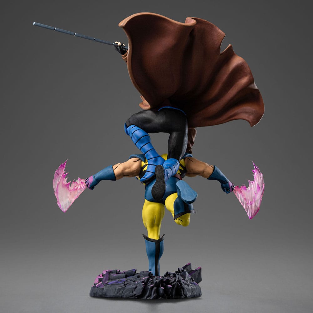 Iron Studios - Deluxe Art Scale 1/10 - Marvel - X-Men ’97 - Gambit et Wolverine Statue 29cm