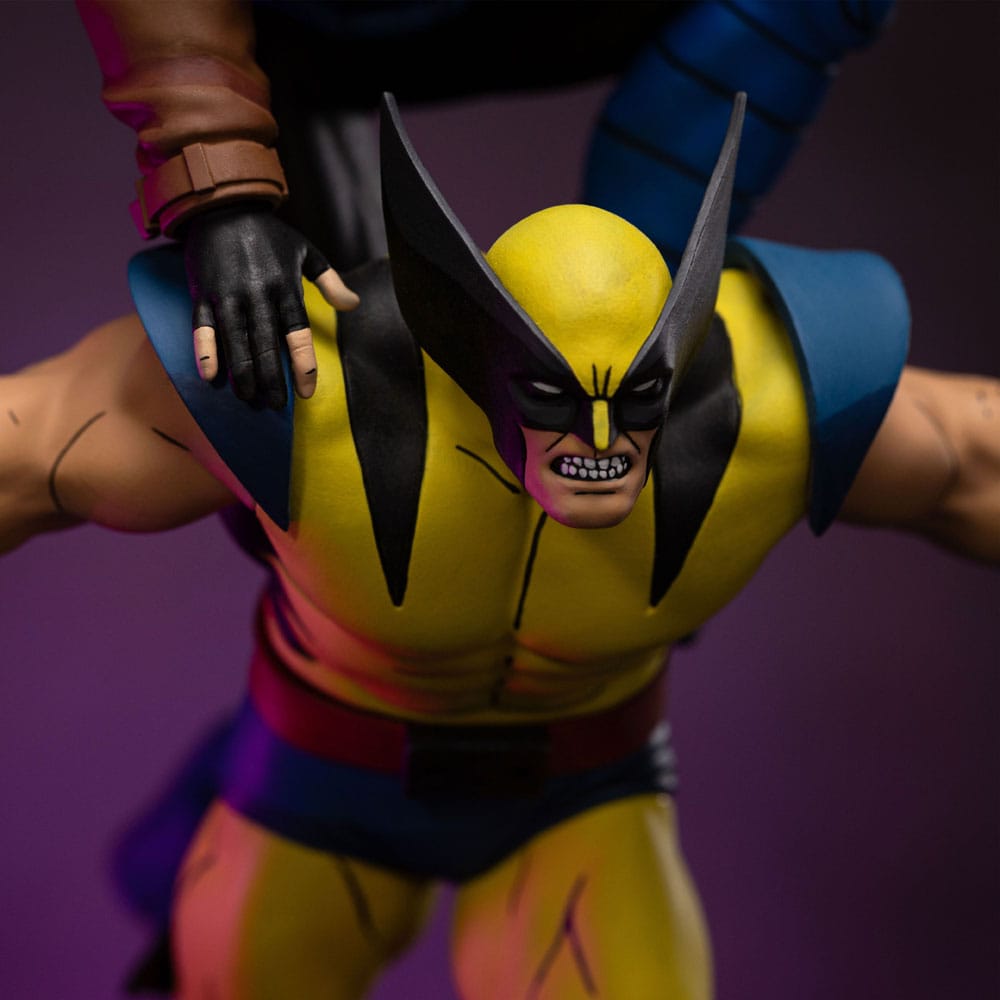 Iron Studios - Deluxe Art Scale 1/10 - Marvel - X-Men ’97 - Gambit et Wolverine Statue 29cm