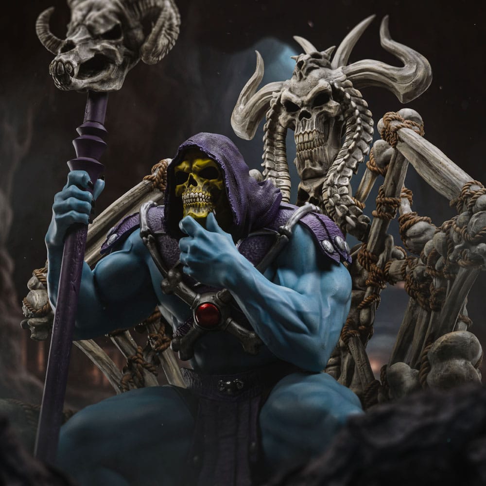Iron Studios - Prime Scale 1/3 - Les Maîtres de l'Univers - Skeletor sur son trône Statue 67cm
