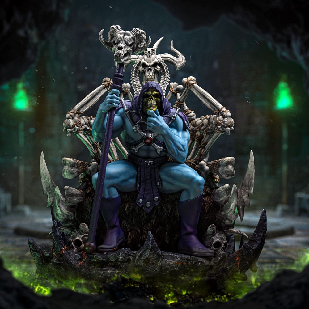 Iron Studios - Prime Scale 1/3 - Les Maîtres de l'Univers - Skeletor sur son trône Statue 67cm