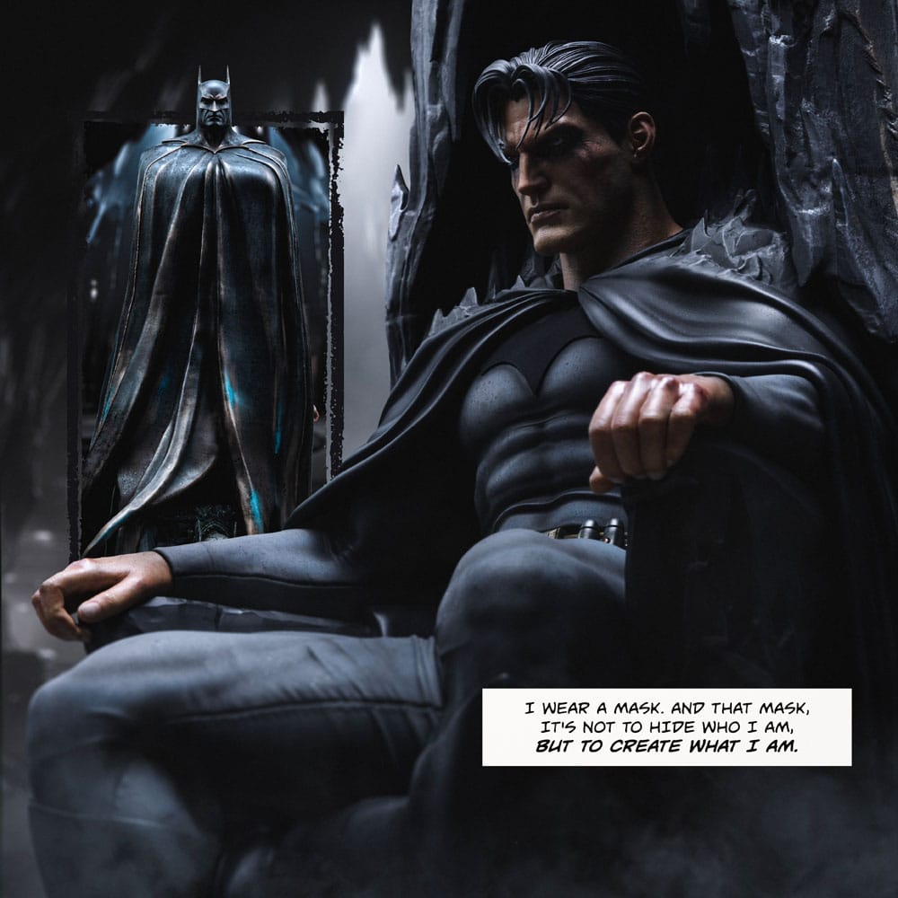Iron Studios - Legacy Replica 1/4 - DC Comics - Batman et Bruce Wayne Statue 78cm