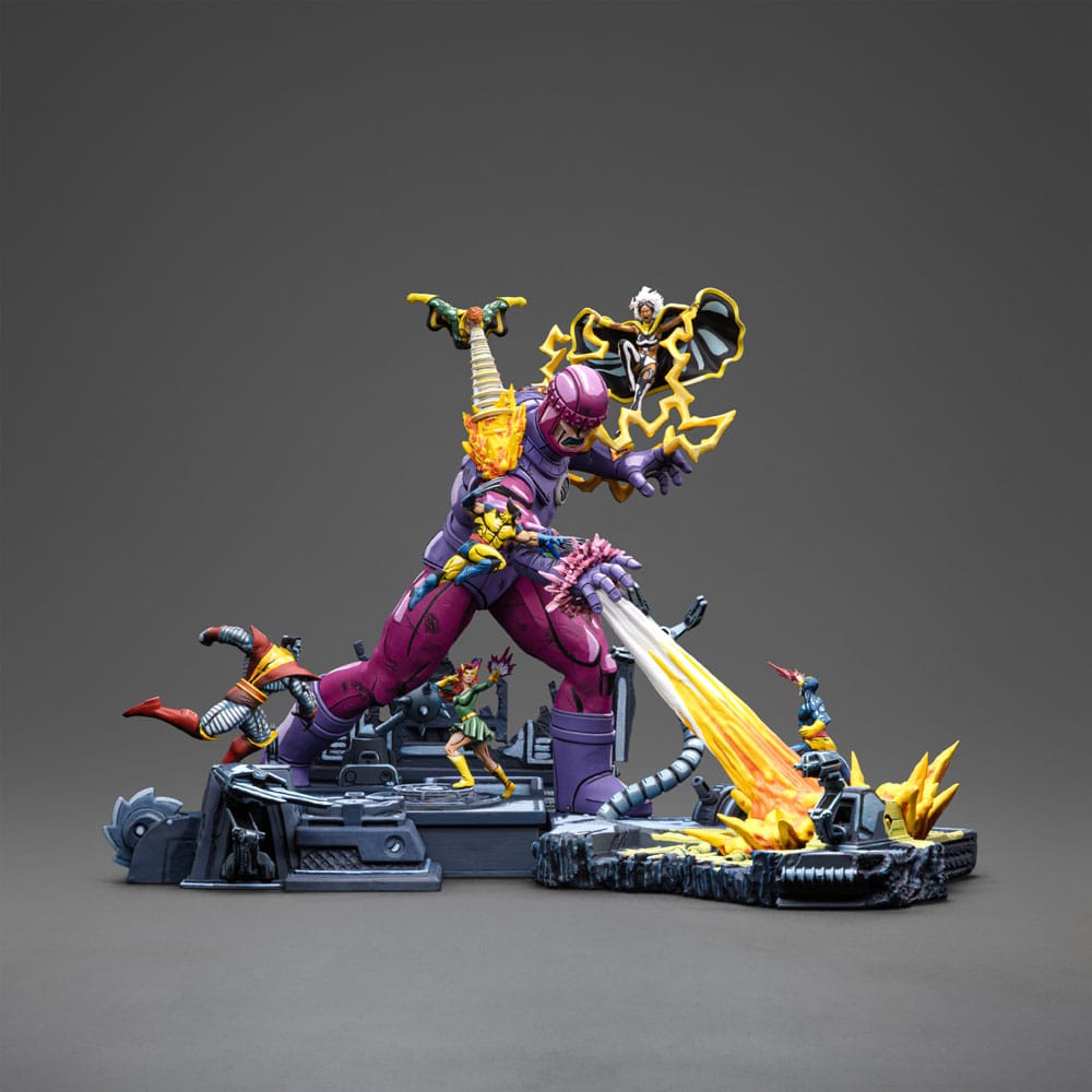 Marvel statuette 1/20 Demi Art Scale X-Men Danger Room Diorama A (Comics Color Variant) 42 cm