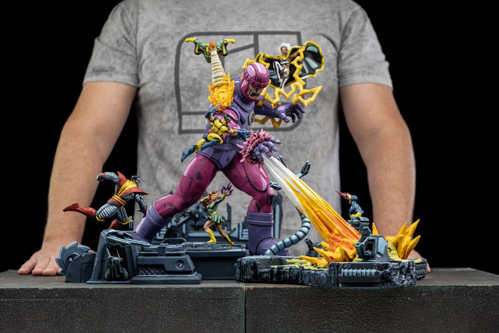 Marvel statuette 1/20 Demi Art Scale X-Men Danger Room Diorama A (Comics Color Variant) 42 cm