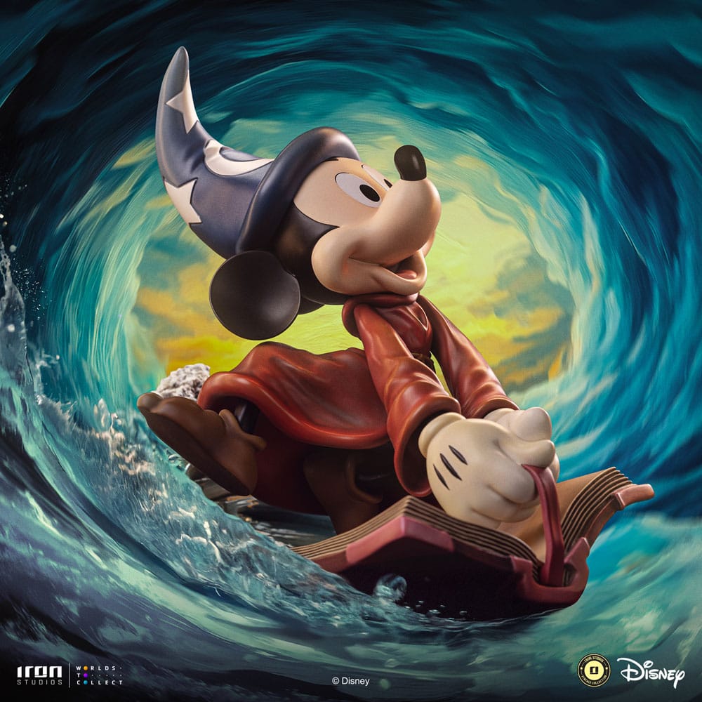 Iron Studios - Deluxe Art Scale 1/10 - Disney Classics - Mickey Sorcier Statue 28cm
