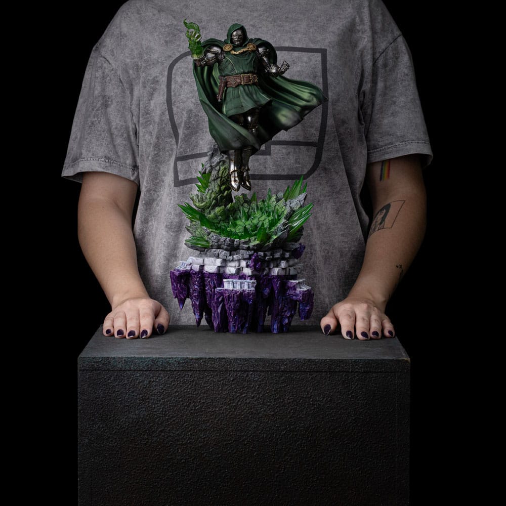 The Infinity Gauntlet Marvel Legends Diorama statuette 1/10  Art Scale Infinity Doctor Doom Deluxe Edition 42 cm