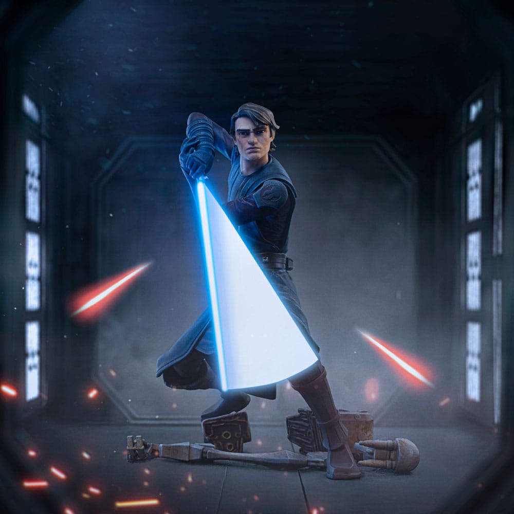 Star Wars: The Clone Wars statuette 1/10 Deluxe Art Scale Anakin Skywalker 19 cm