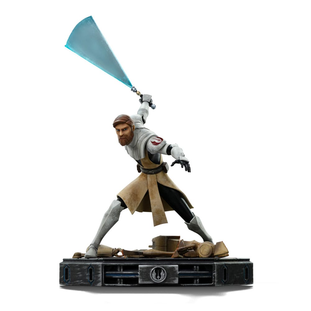 Iron Studios - Art Scale 1/10 - Star Wars : The Clone Wars - Obi-Wan Kenobi Statue 27cm