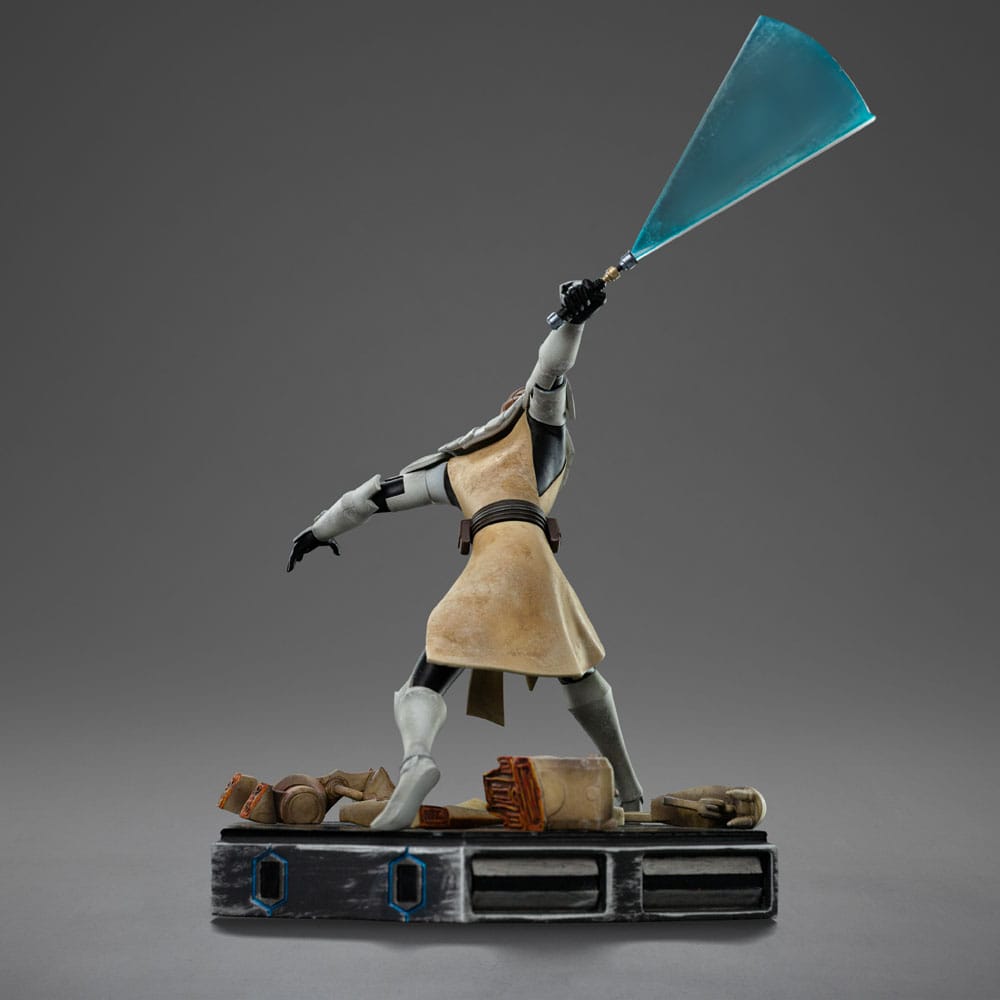 Iron Studios - Art Scale 1/10 - Star Wars : The Clone Wars - Obi-Wan Kenobi Statue 27cm