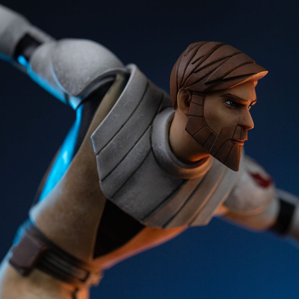 Iron Studios - Art Scale 1/10 - Star Wars : The Clone Wars - Obi-Wan Kenobi Statue 27cm