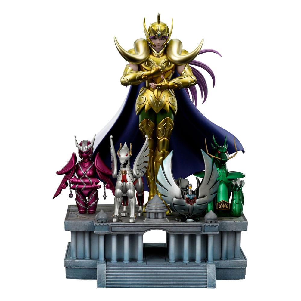Iron Studios - Deluxe Art Scale 1/10 - Saint Seiya - Aries Mu Statue 27cm