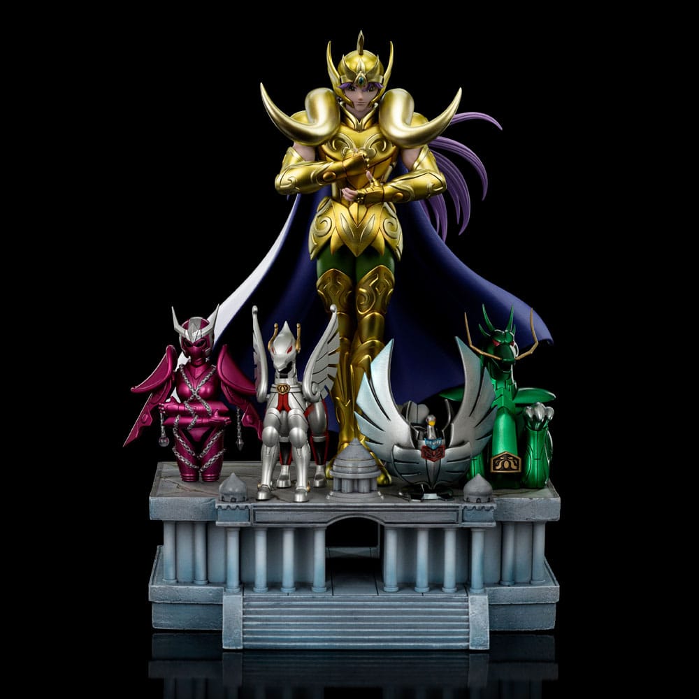 Iron Studios - Deluxe Art Scale 1/10 - Saint Seiya - Aries Mu Statue 27cm