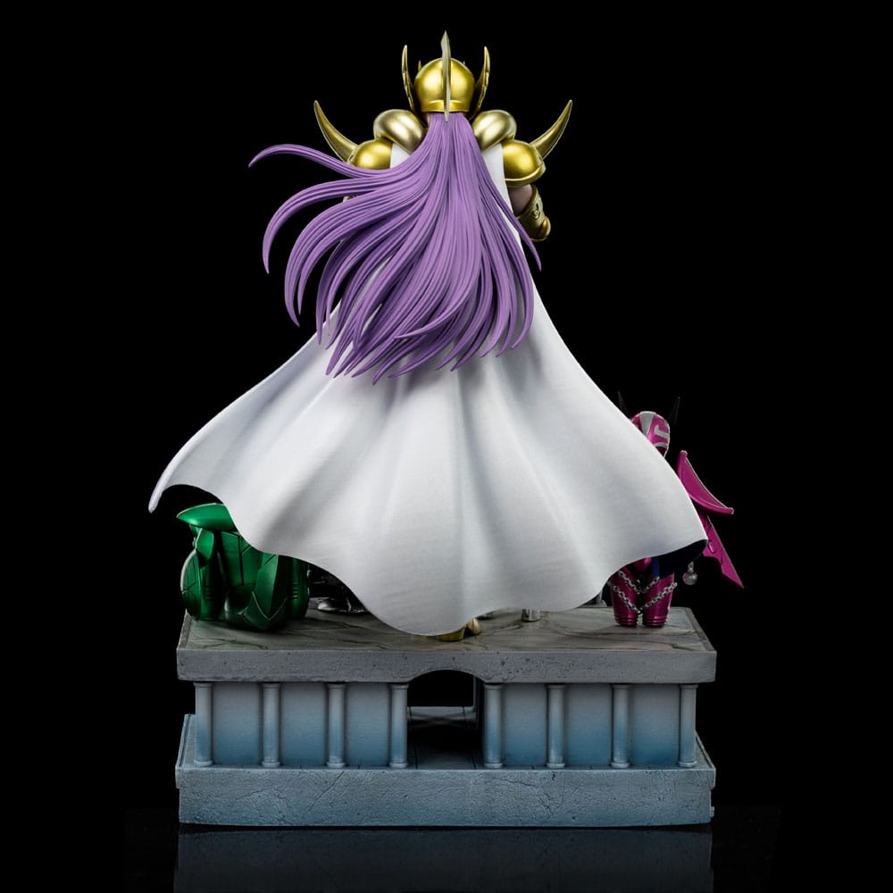 Iron Studios - Deluxe Art Scale 1/10 - Saint Seiya - Aries Mu Statue 27cm