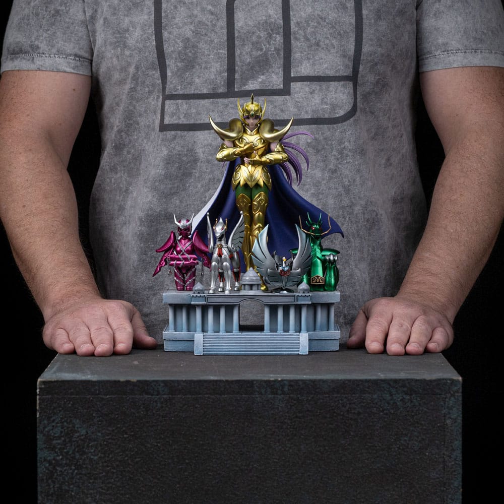 Iron Studios - Deluxe Art Scale 1/10 - Saint Seiya - Aries Mu Statue 27cm