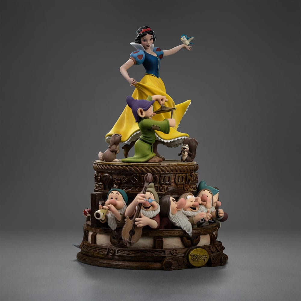 Blanche-Neige et les Sept Nains statuette 1/10 Art Scale Snow White and Dopey Deluxe Edition 21 cm
