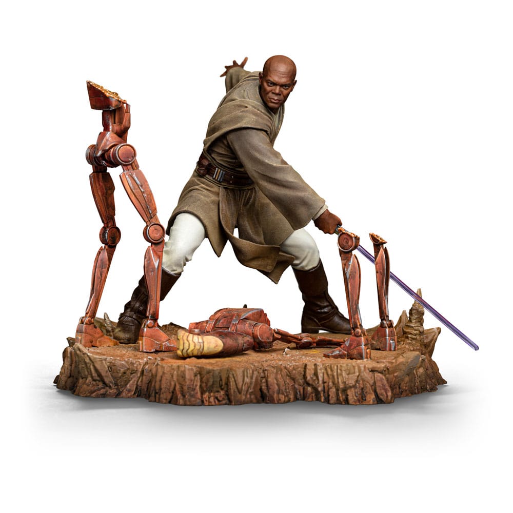 Iron Studios - Art Scale 1/10 - Star Wars: The Clone Wars - Mace Windu Statue 19cm