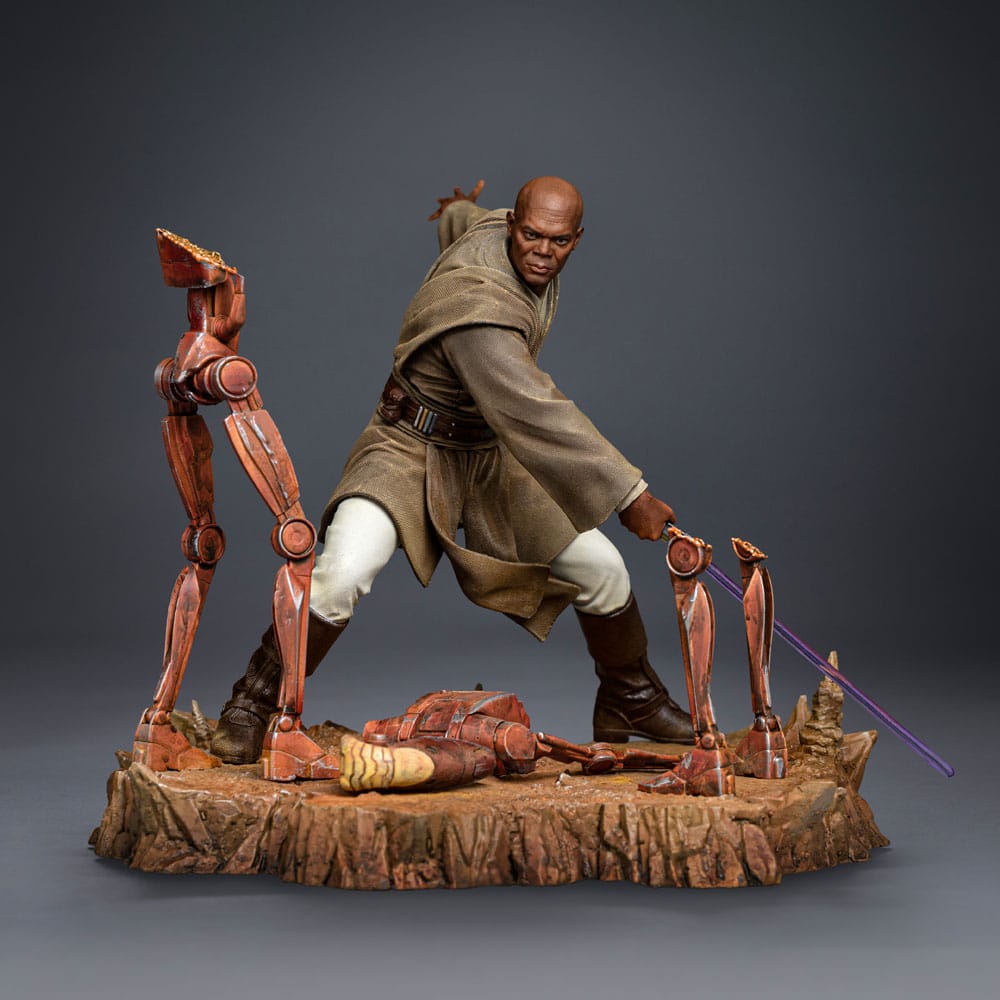Iron Studios - Art Scale 1/10 - Star Wars: The Clone Wars - Mace Windu Statue 19cm