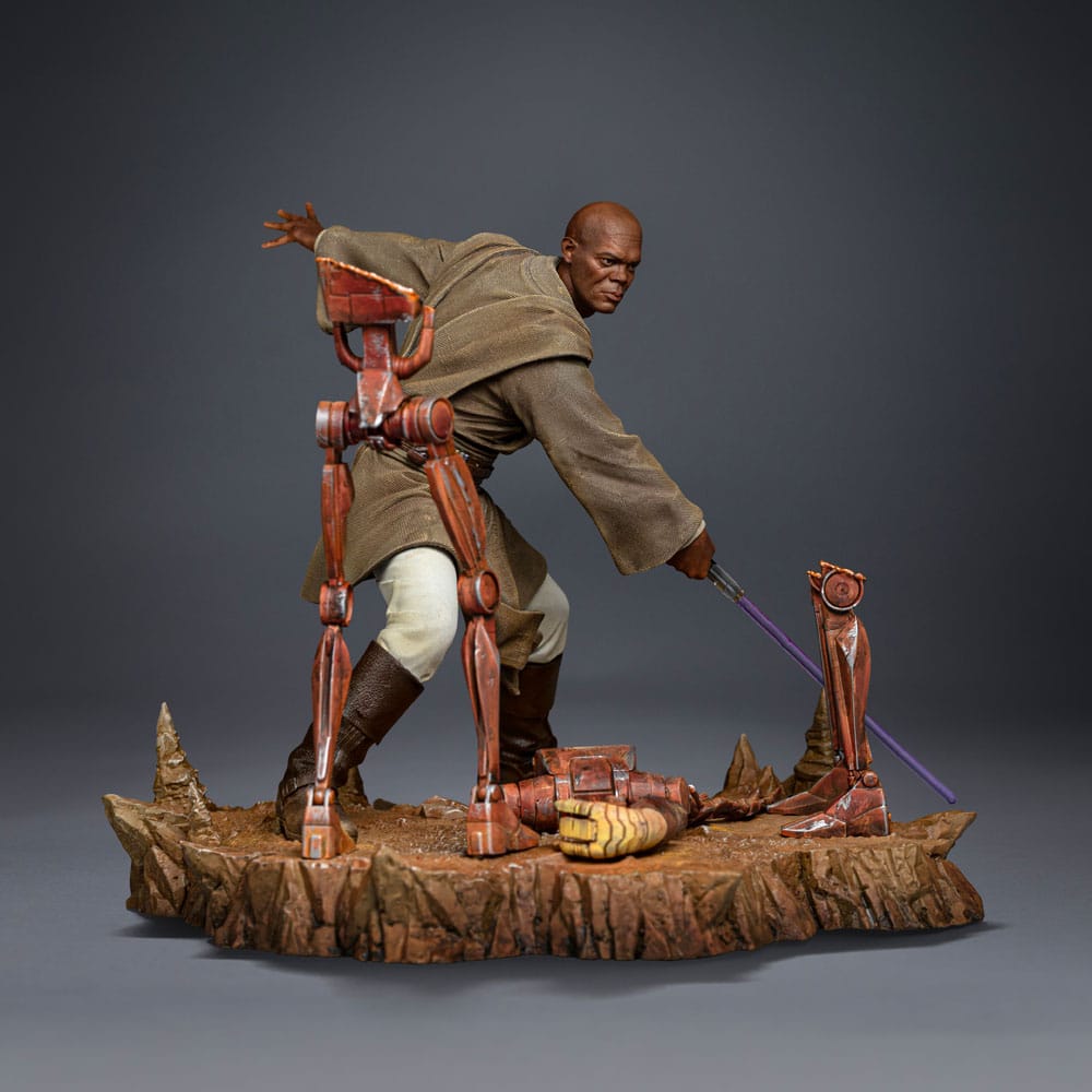 Iron Studios - Art Scale 1/10 - Star Wars: The Clone Wars - Mace Windu Statue 19cm