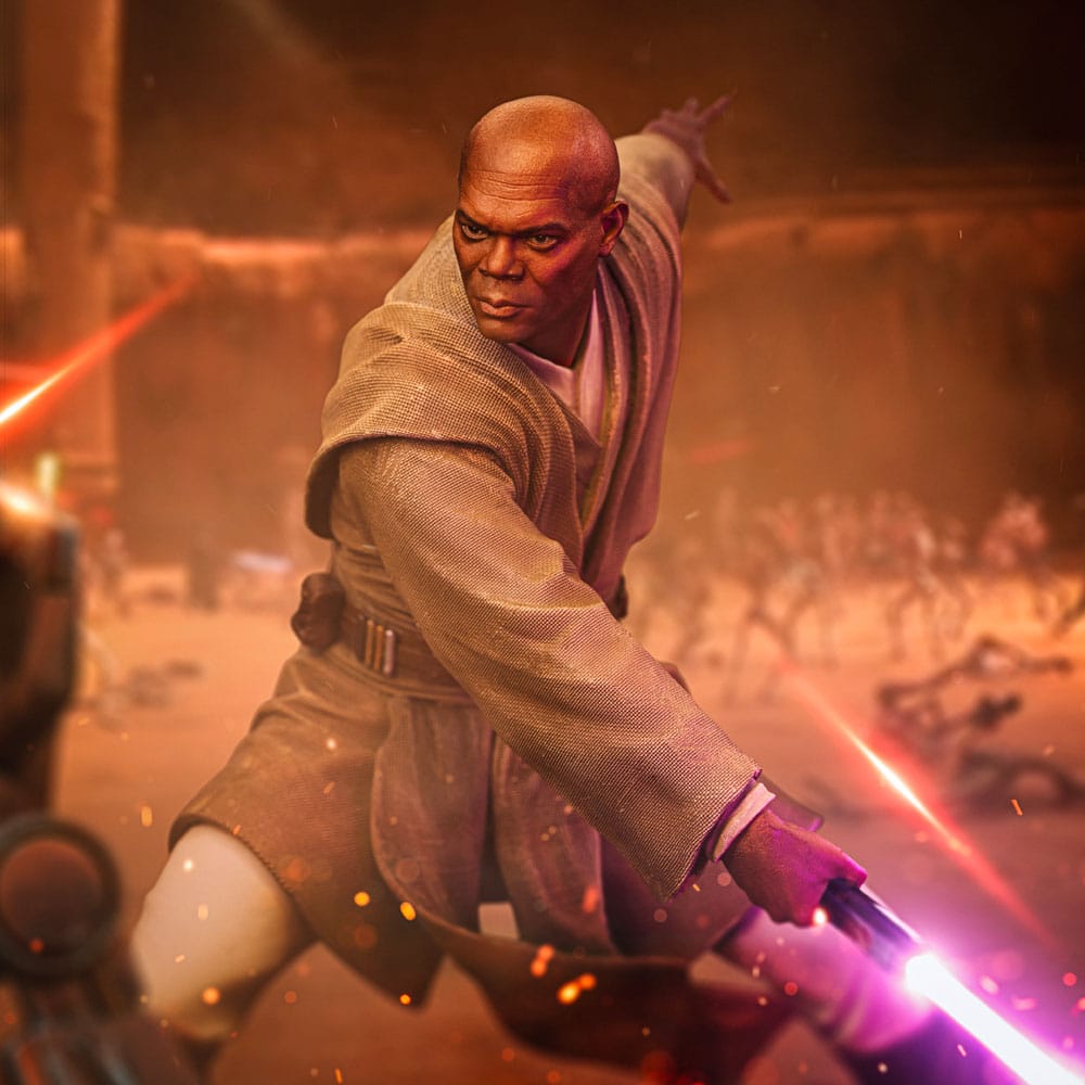 Iron Studios - Art Scale 1/10 - Star Wars: The Clone Wars - Mace Windu Statue 19cm