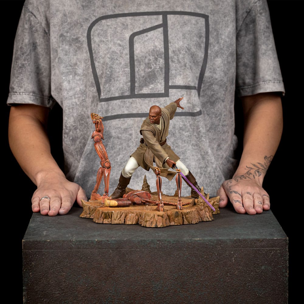 Iron Studios - Art Scale 1/10 - Star Wars: The Clone Wars - Mace Windu Statue 19cm
