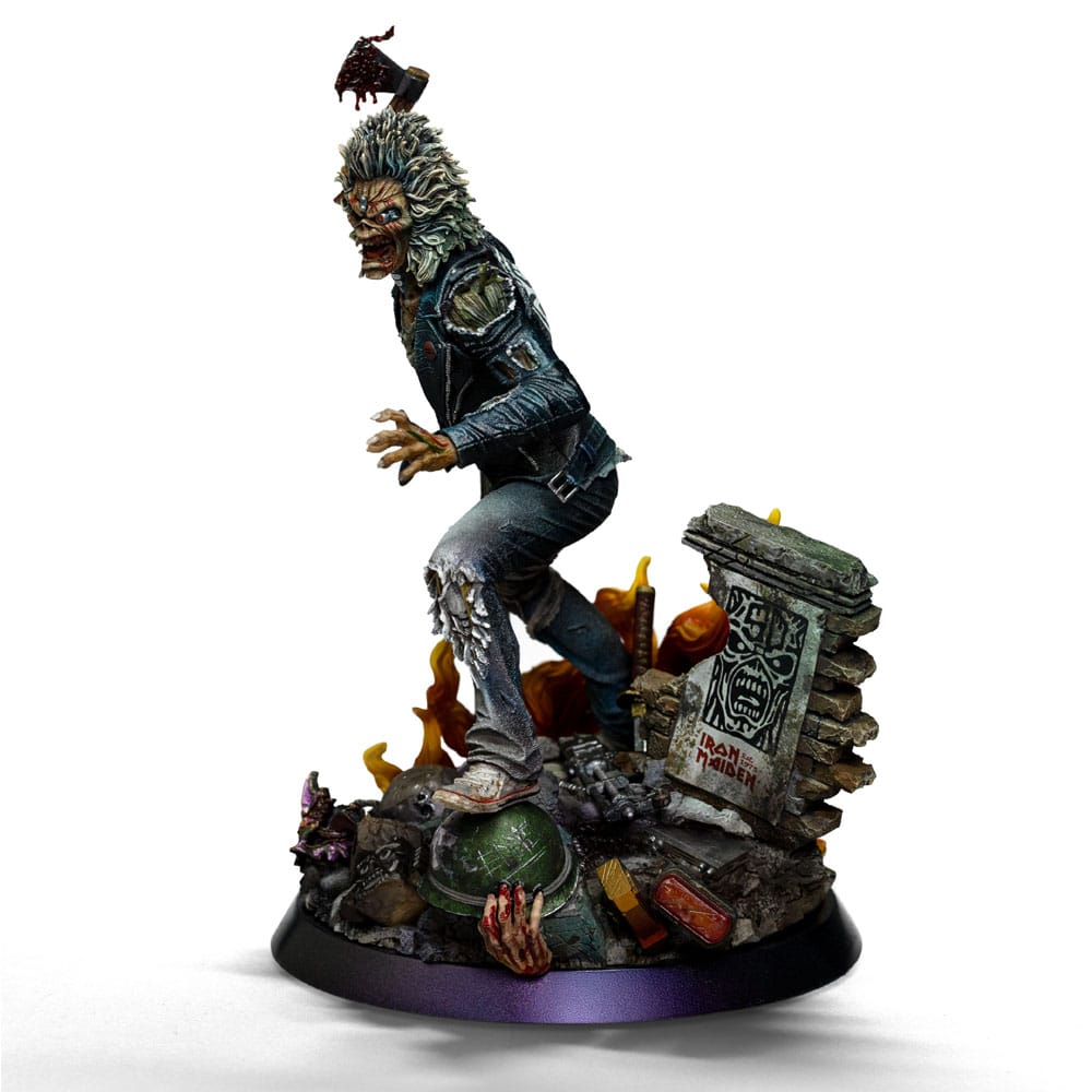 Iron Studios - Art Scale 1/10 - Iron Maiden - Eddie (50th Anniversary) Statue 22cm