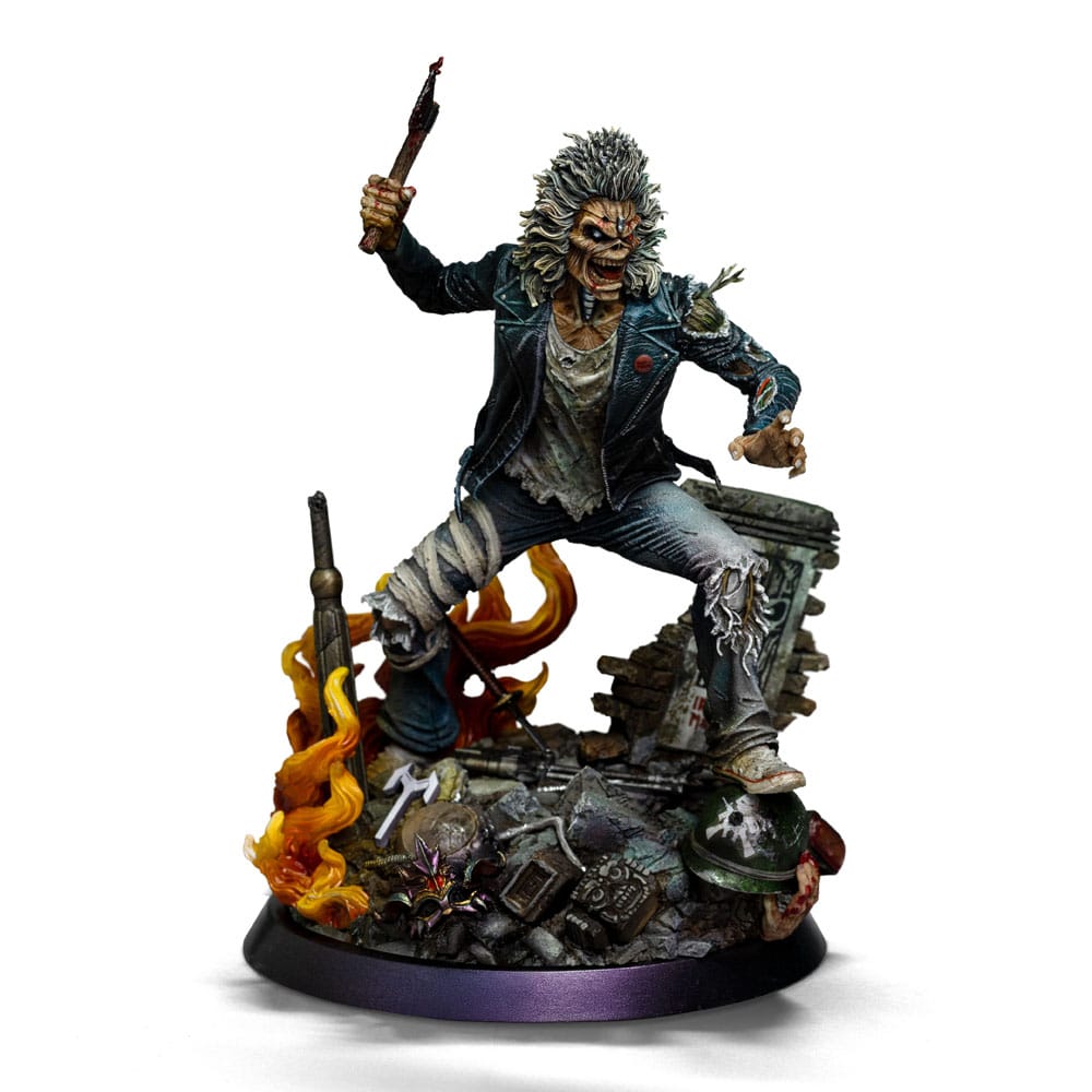 Iron Studios - Art Scale 1/10 - Iron Maiden - Eddie (50th Anniversary) Statue 22cm