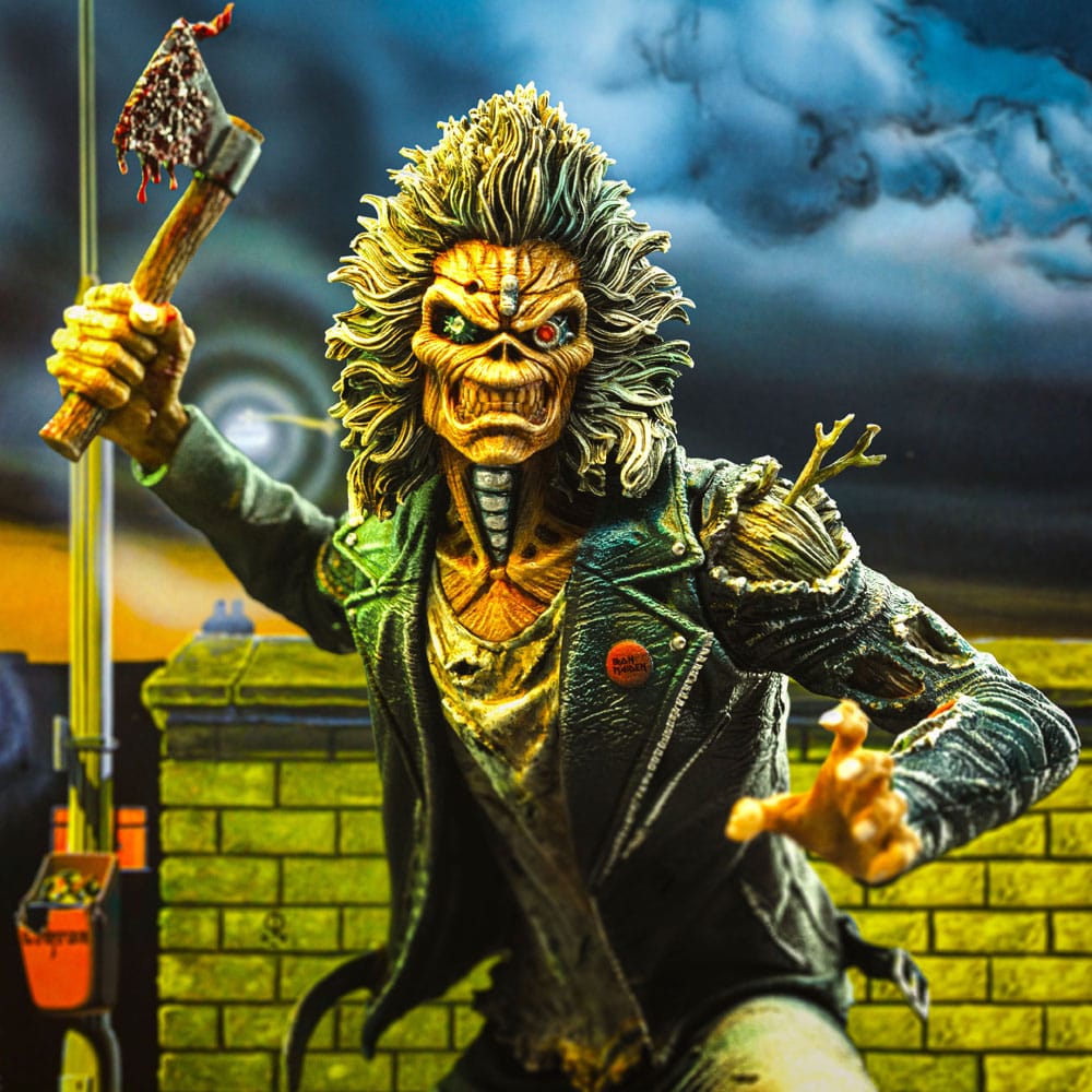 Iron Studios - Art Scale 1/10 - Iron Maiden - Eddie (50th Anniversary) Statue 22cm