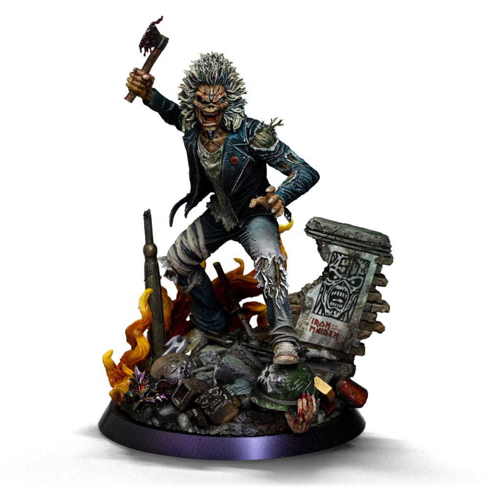 Iron Studios - Art Scale 1/10 - Iron Maiden - Eddie (50th Anniversary) Statue 22cm