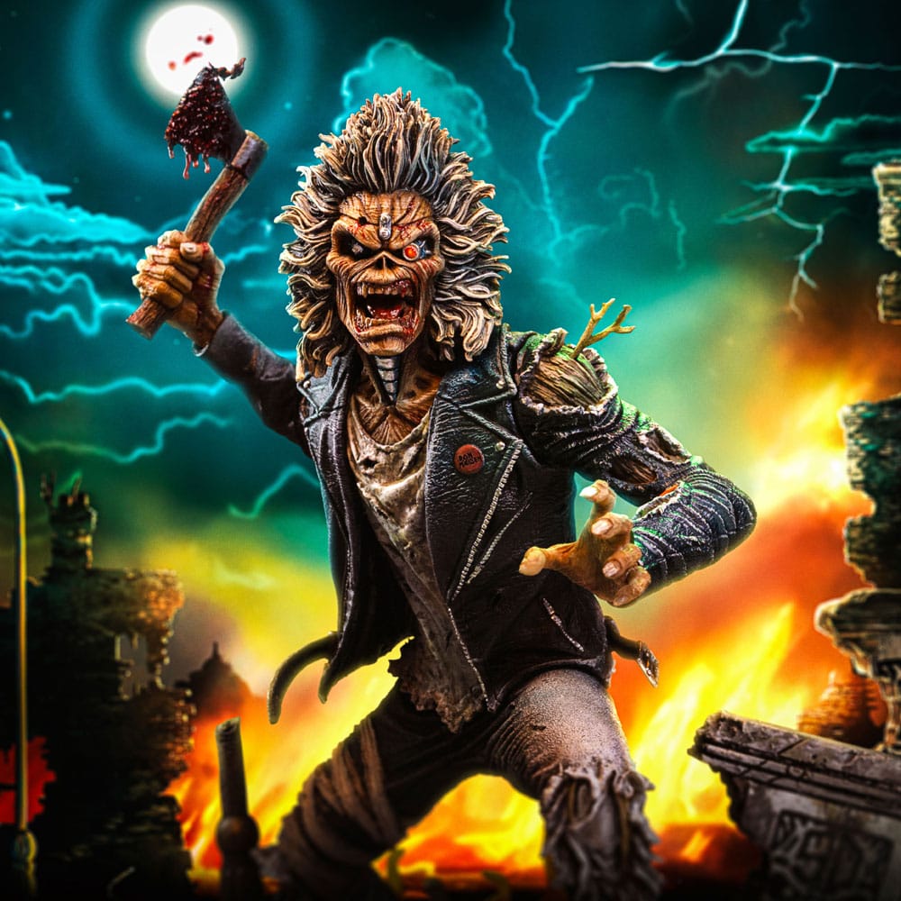 Iron Studios - Art Scale 1/10 - Iron Maiden - Eddie (50th Anniversary) Statue 22cm
