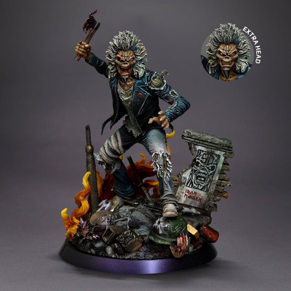 Iron Studios - Art Scale 1/10 - Iron Maiden - Eddie (50th Anniversary) Statue 22cm