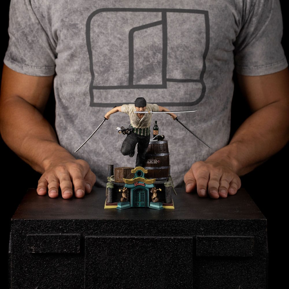 Iron Studios - Art Scale 1/10 - Netflix: One Piece - Roronoa Zoro Statue 19cm