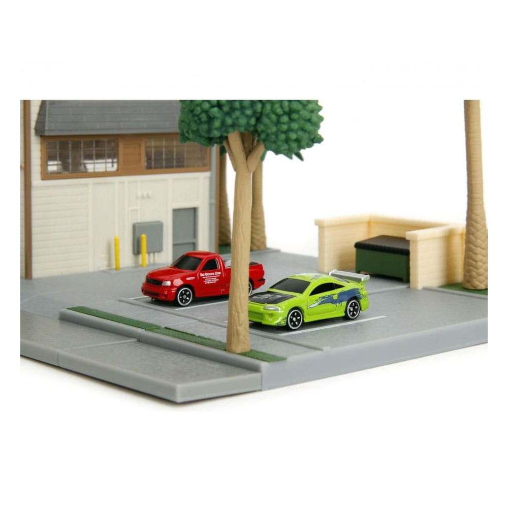 Fast & Furious diorama Nano Metalfigs Nano Scene Toretto´s Café
