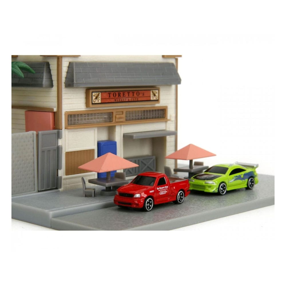 Fast & Furious diorama Nano Metalfigs Nano Scene Toretto´s Café
