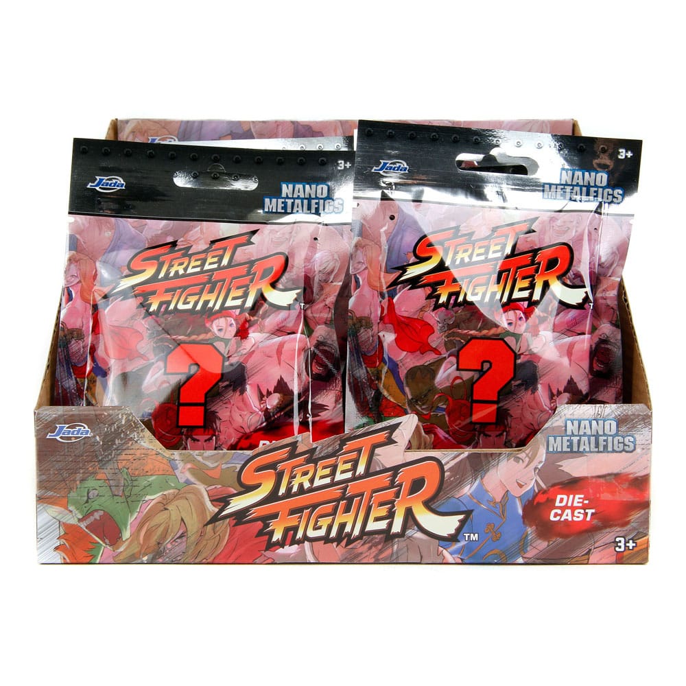 Street Fighter présentoir figurines Diecast Nano Metalfigs 6 cm (24)