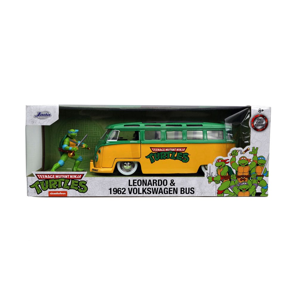 Tortues Ninja Véhicule 1/24 1962 VW Bus Leonardo