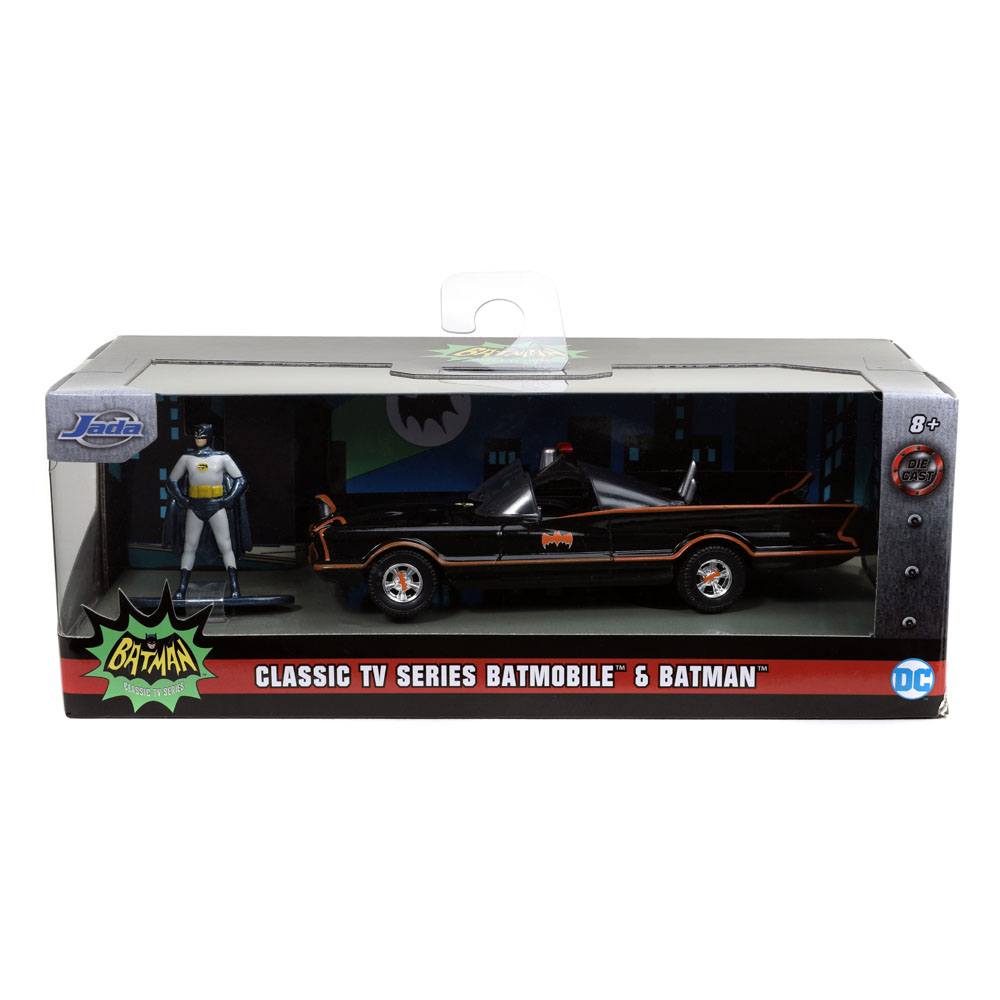 Batman Classic TV Series 1/32 1966 Classic Batmobile métal avec figurine