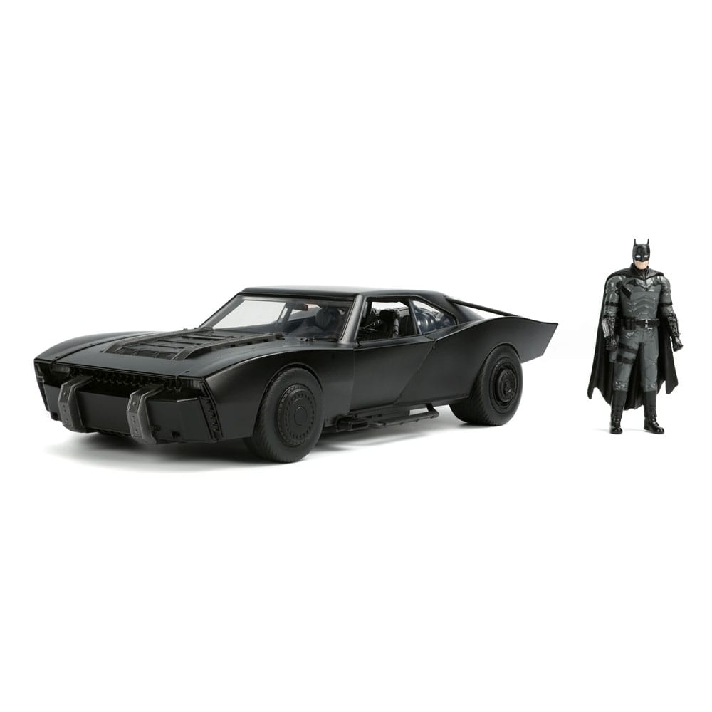 Batman 2022 1/18 Hollywood Rides 2022 Batmobile métal avec figurine