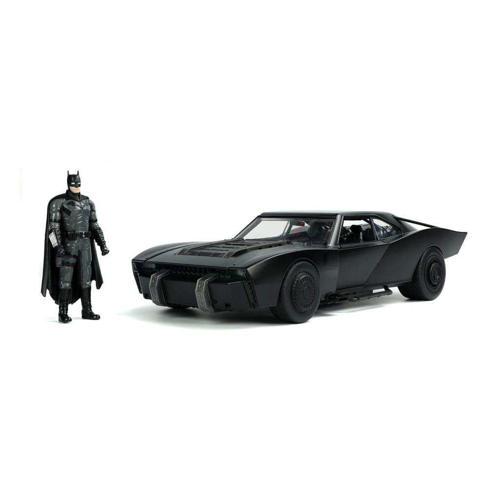Batman 2022 1/18 Hollywood Rides 2022 Batmobile métal avec figurine